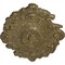 Ekena Millwork Strasbourg Ceiling Medallion, Hand-Painted Mississippi Mud Crackle, 30 1/2"W x 20"H x 1 1/2"P CM30SGMMC - alternate 2